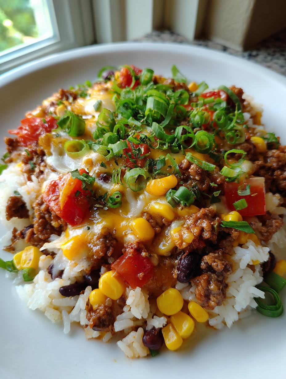 taco rice - detail 1