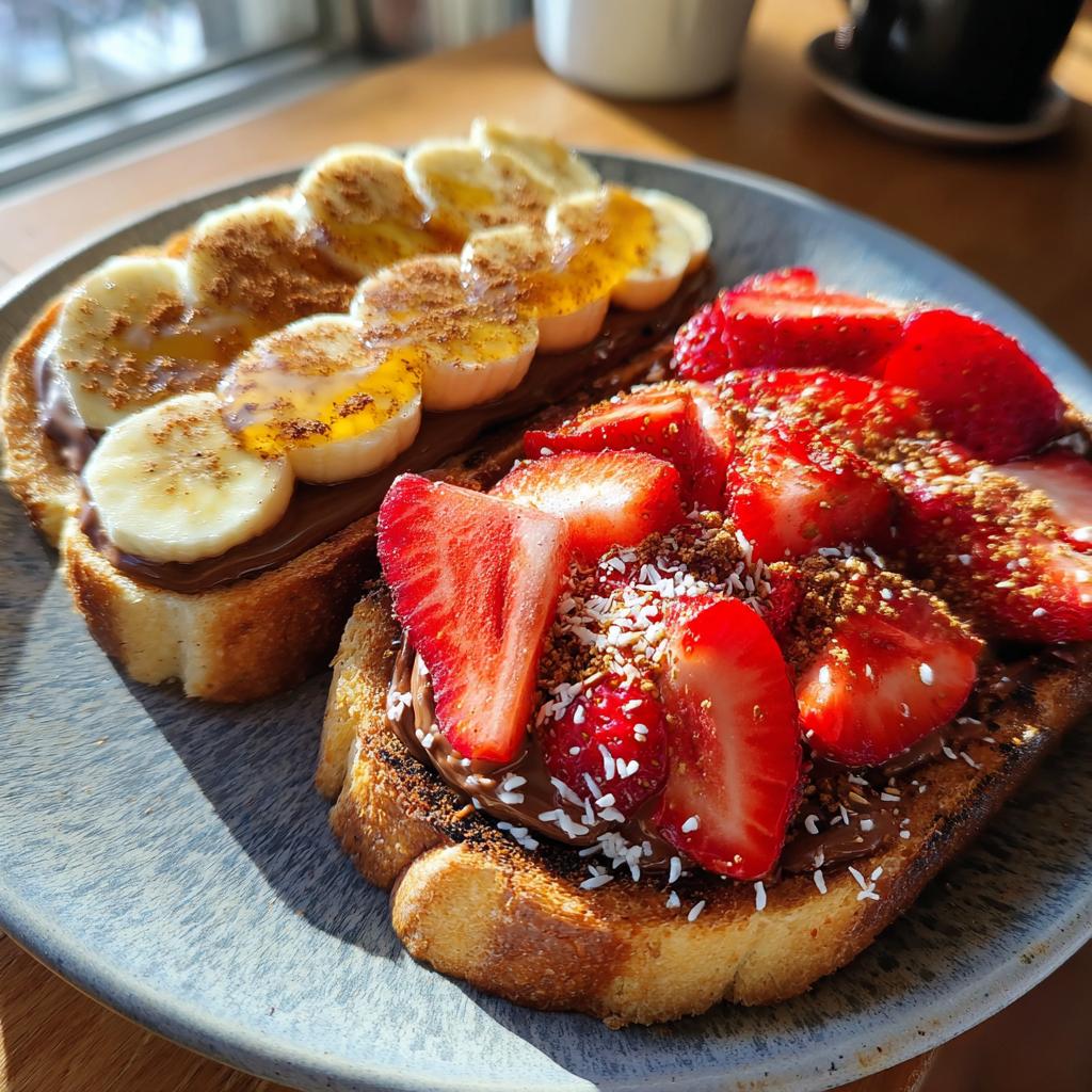 toast ideas breakfast sweet