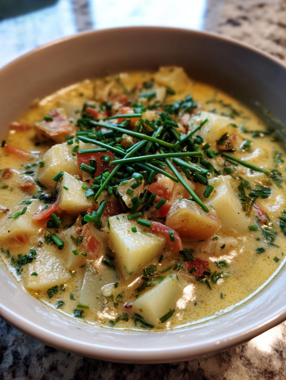 vegan potato soup