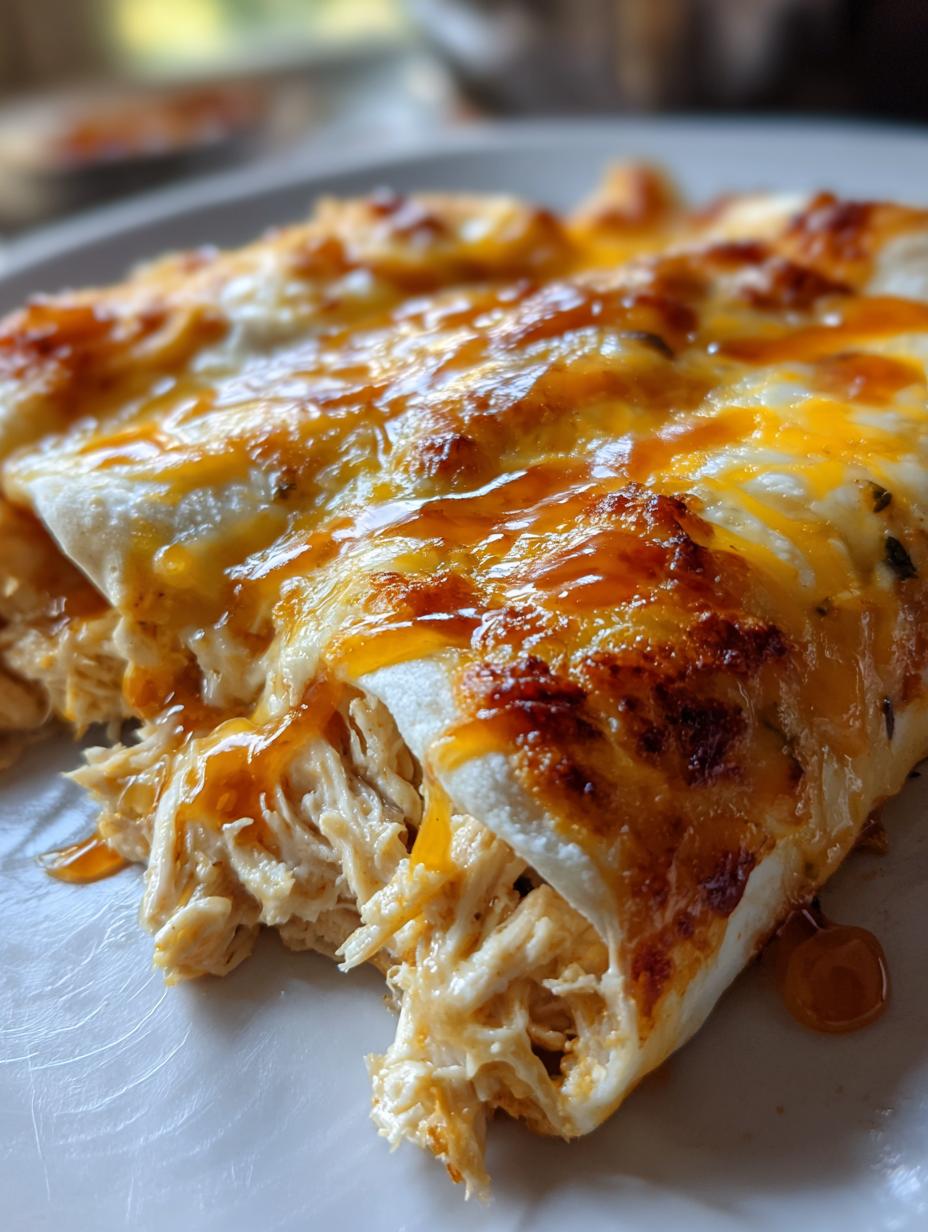 white chicken enchiladas