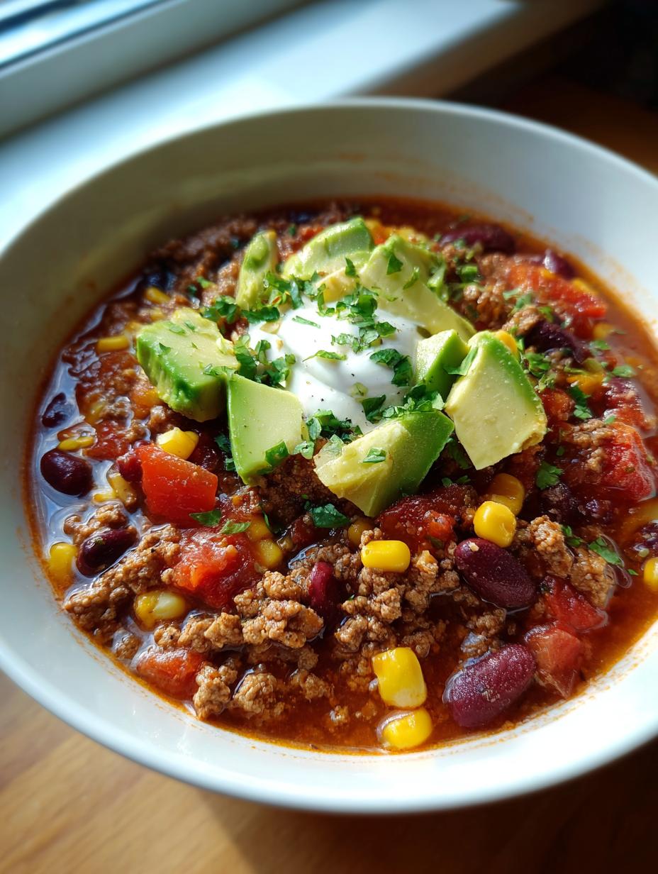 ww taco soup with ground beef