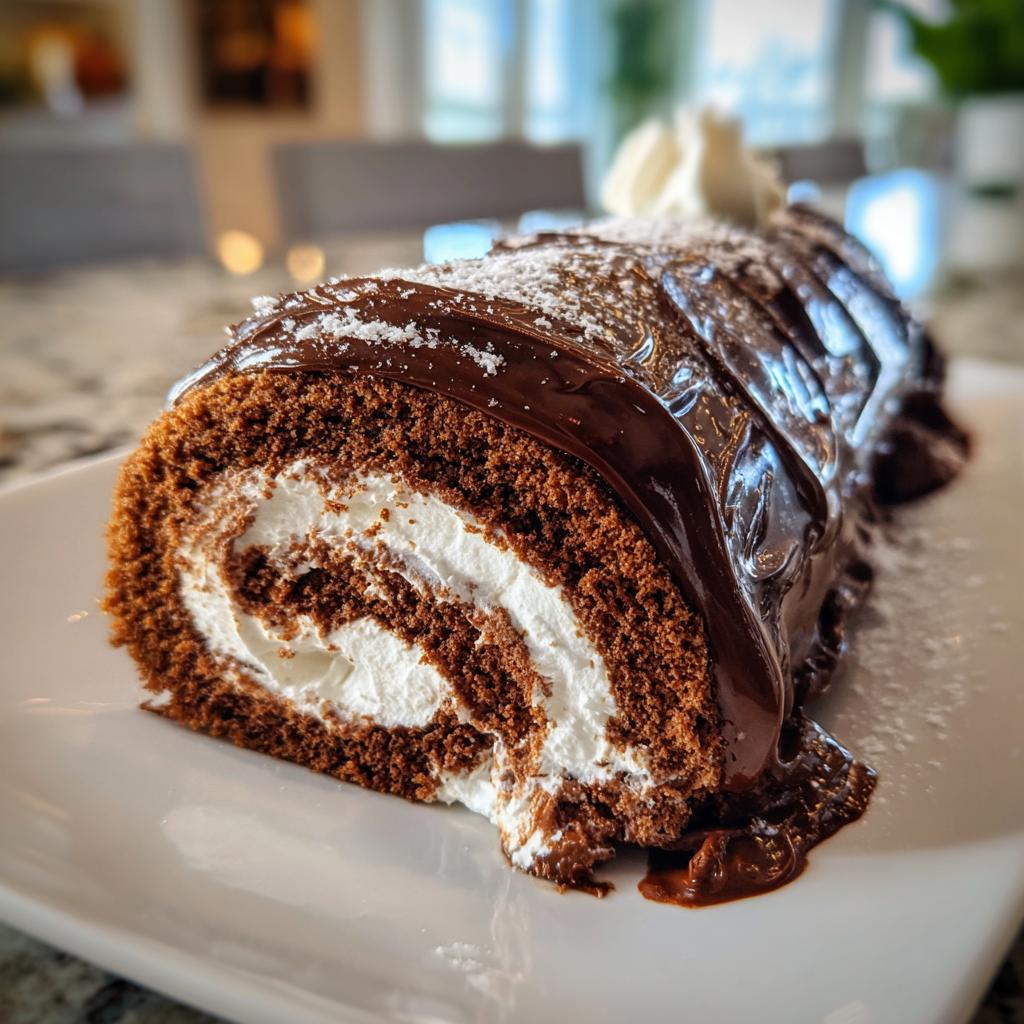 yule log recipe - detail 1