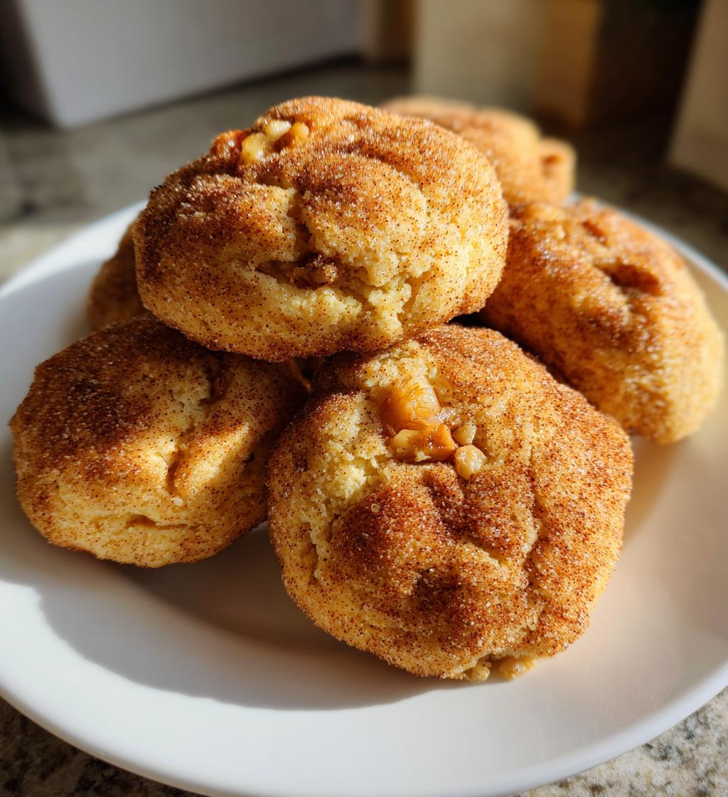 apple snickerdoodle cookies
