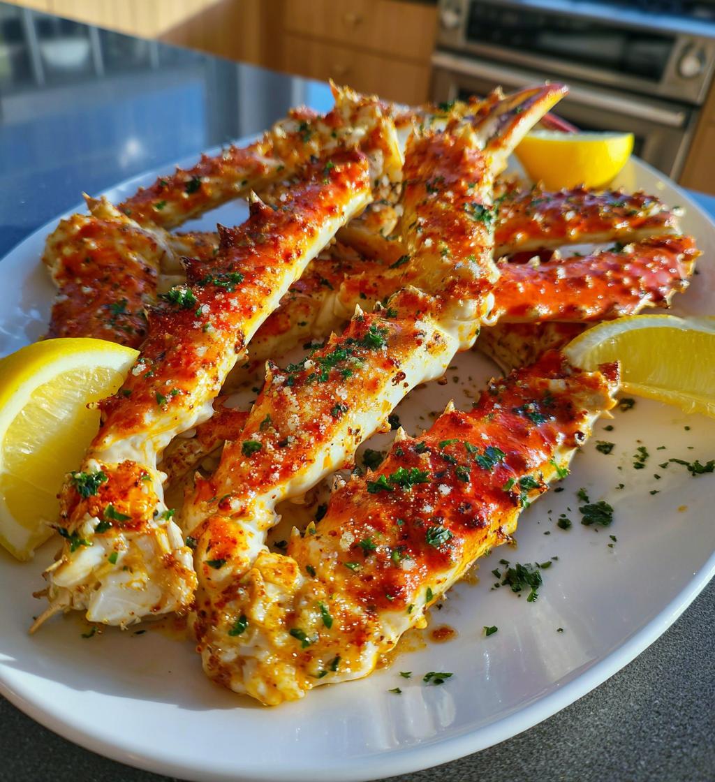 baked king crab legs
