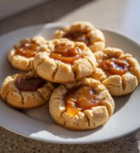 biscoff thumbprint cookies