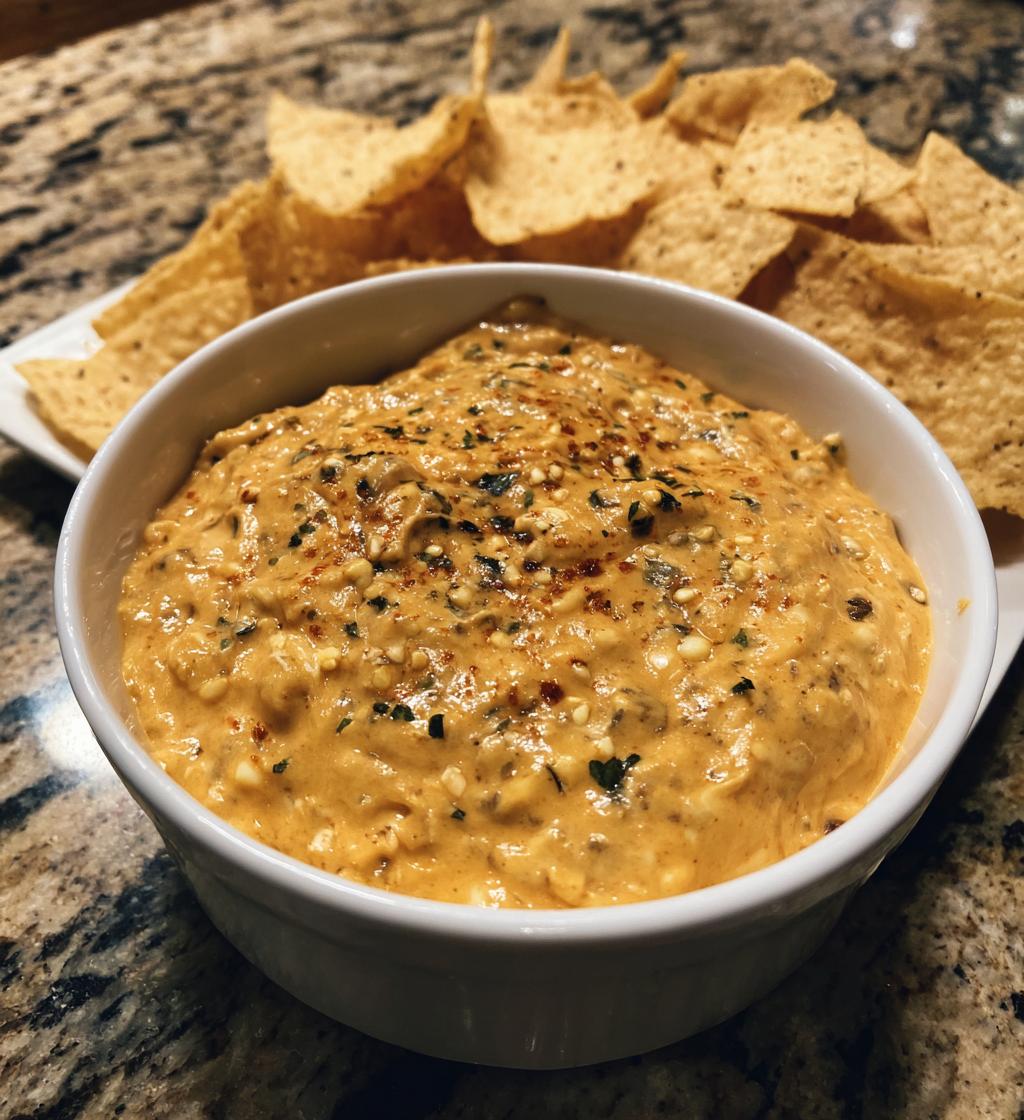 black eyed pea cheese dip