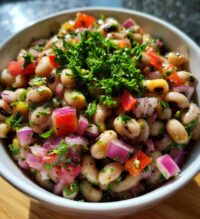black eyed pea dip with italian dressing
