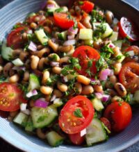 black eyed pea salad with italian dressing