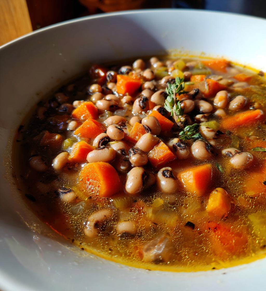 black eyed pea soup vegetarian