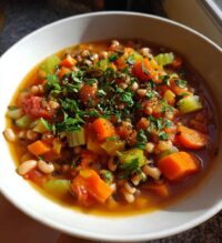 black eyed pea vegetable soup