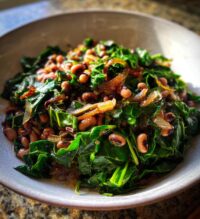 black eyed peas and collard greens recipe