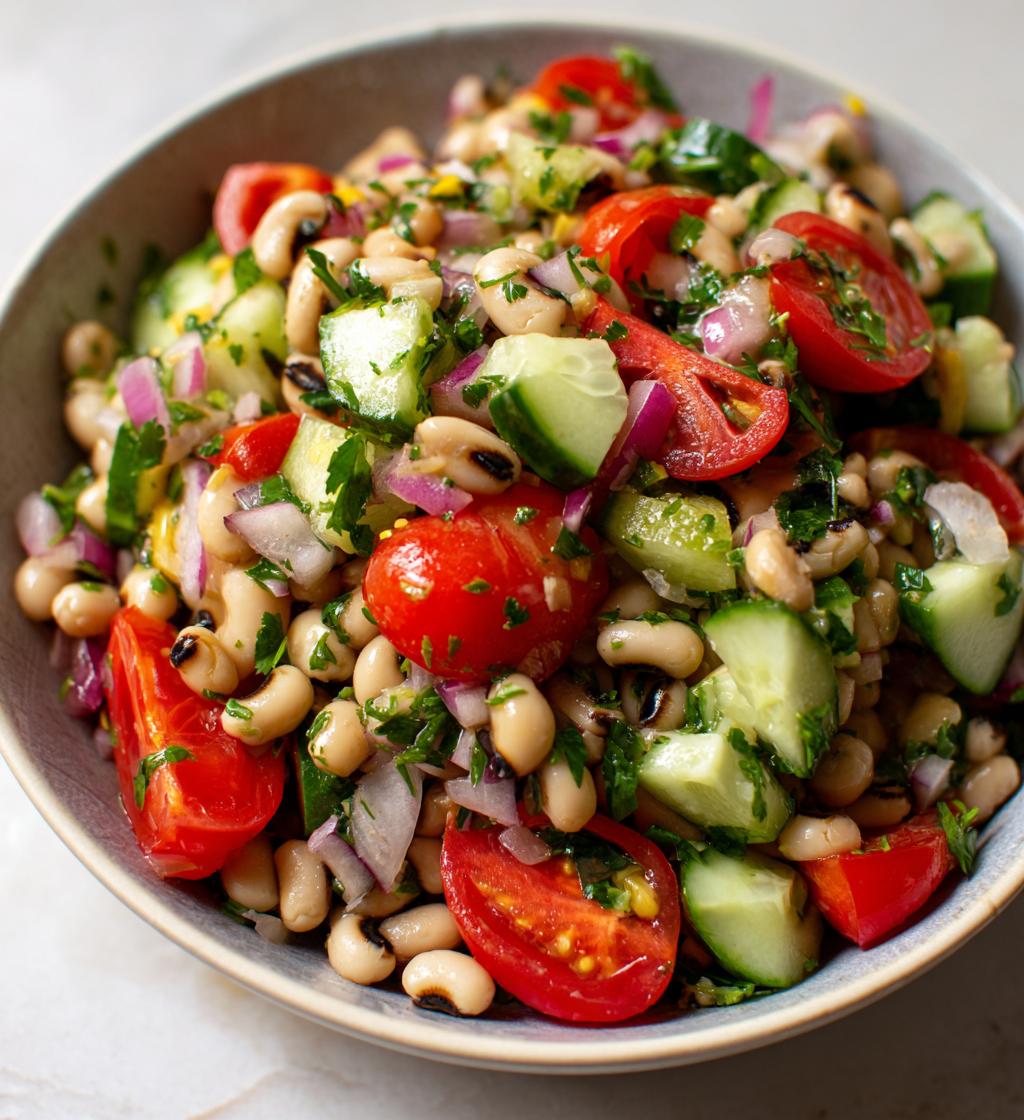 black eyed peas salad