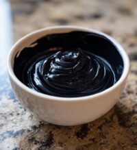 black royal icing