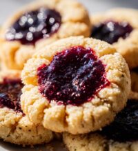 blackberry sage thumbprint cookies