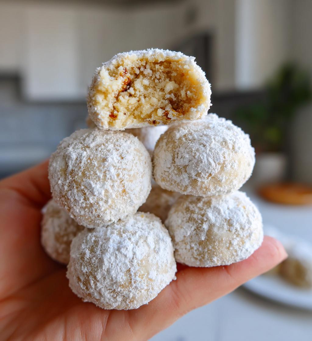 buttery pecan snowball cookies