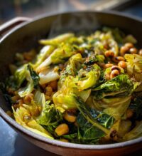 cabbage and black eyed peas recipe