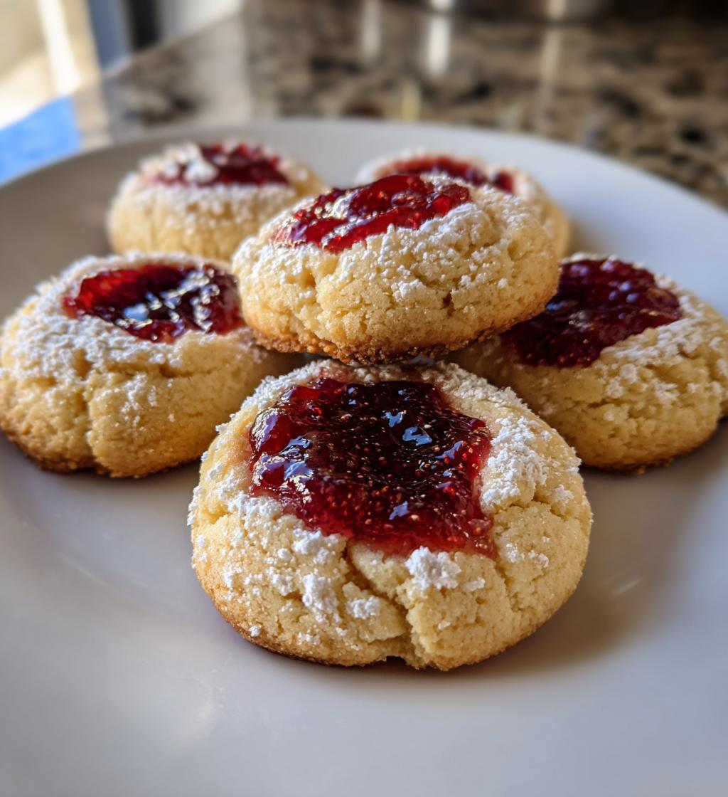 cake mix thumbprint cookies
