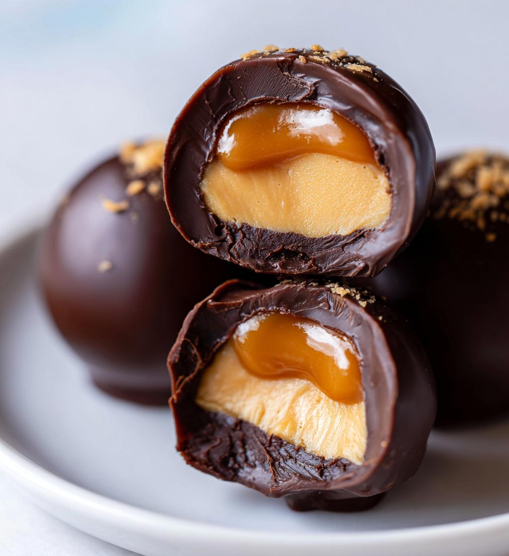 caramel buckeyes