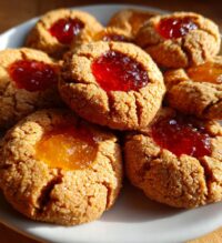 carrot spice thumbprint cookies