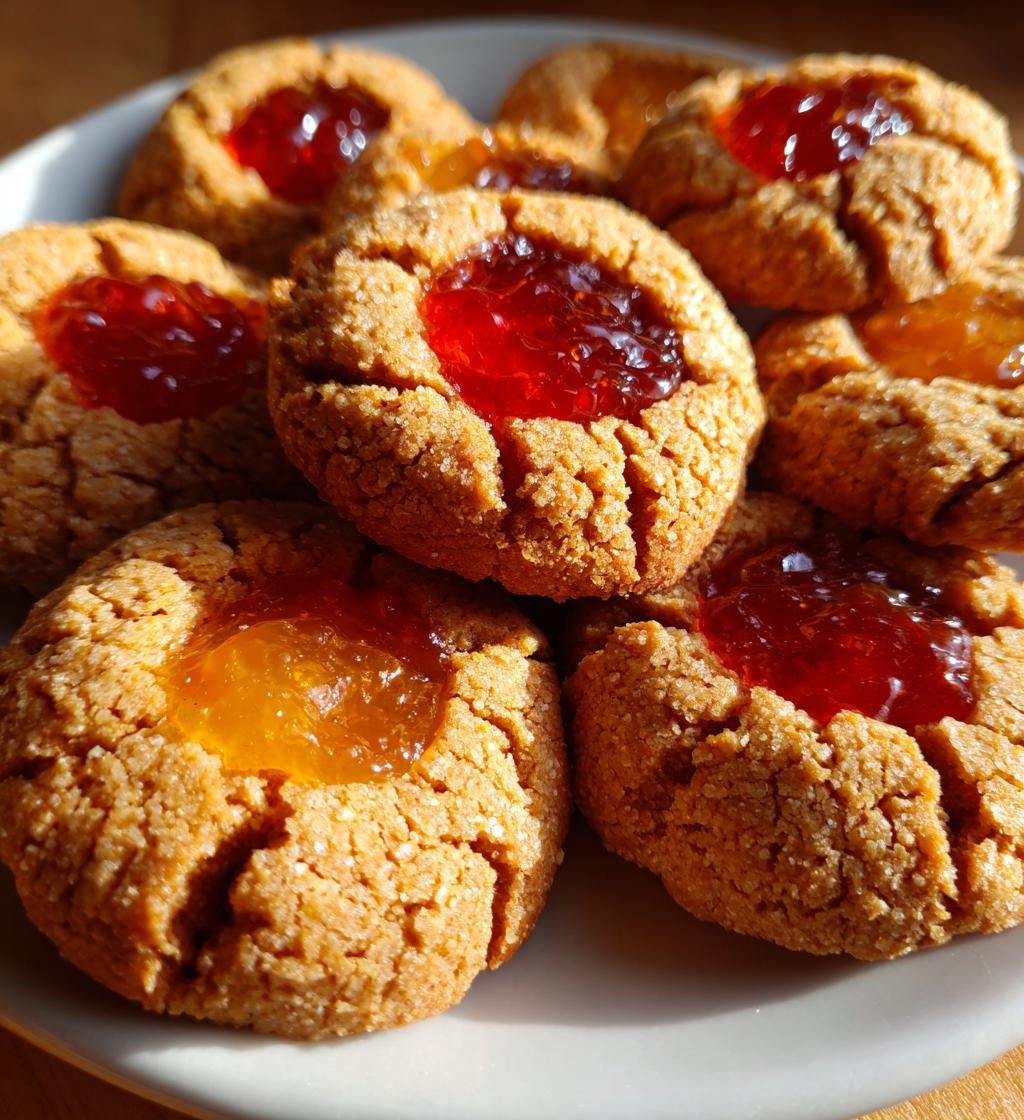 carrot spice thumbprint cookies
