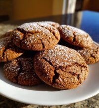 chewy gingerbread cookies