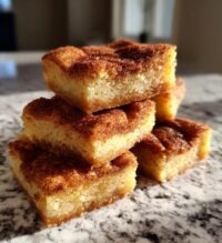 chewy snickerdoodle bars