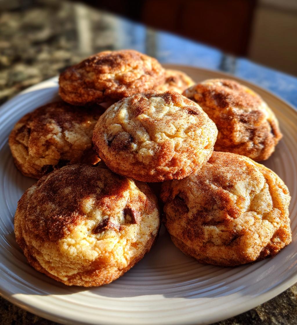 chocolate chip snickerdoodle cookies