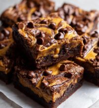 chocolate peanut butter brownies