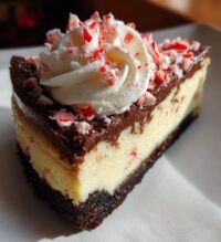 chocolate peppermint cheesecake