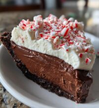 chocolate peppermint pie