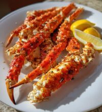 cooked crab legs in oven