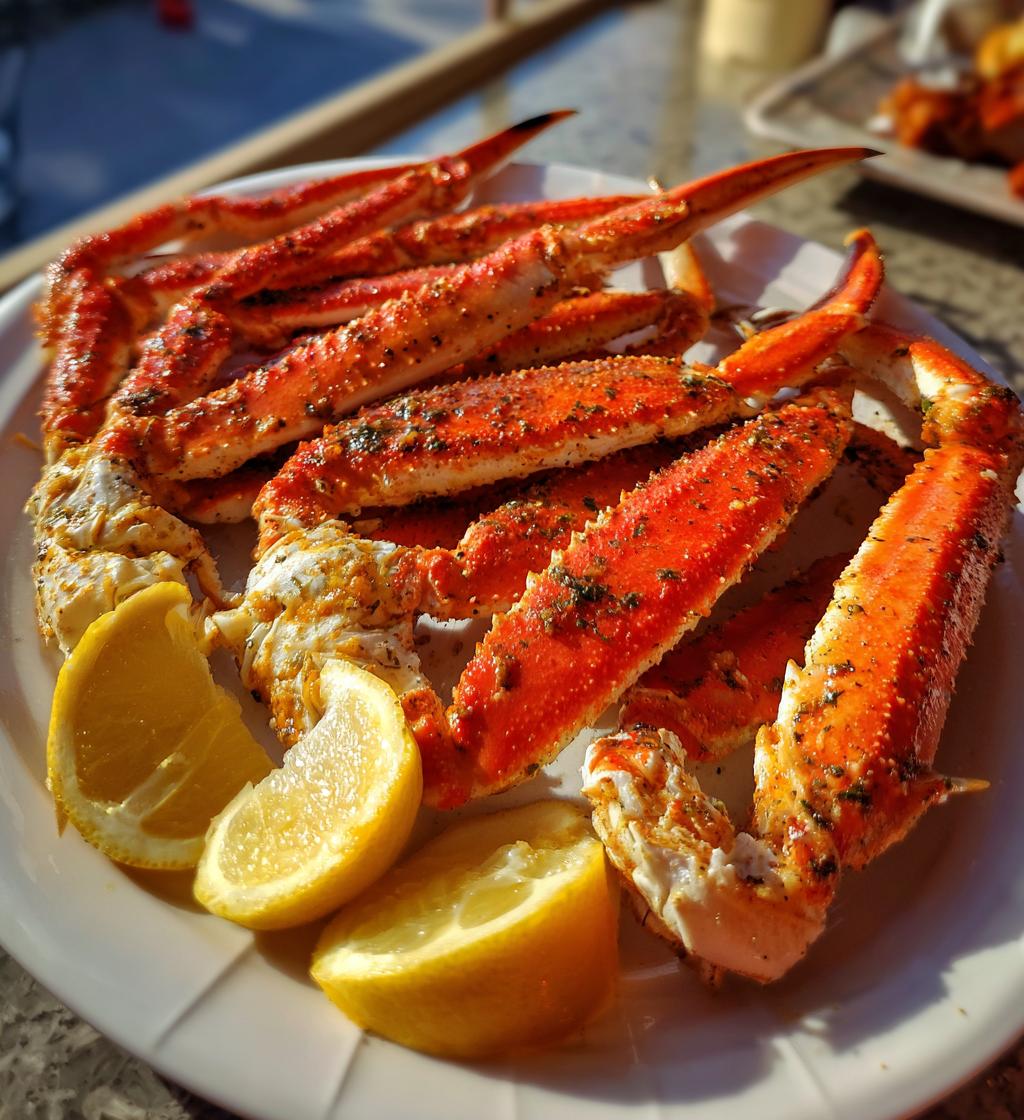 crab legs dinner meals