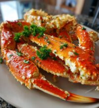 crab legs on blackstone