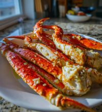 crab legs on the grill