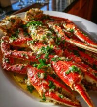 crab legs with garlic butter