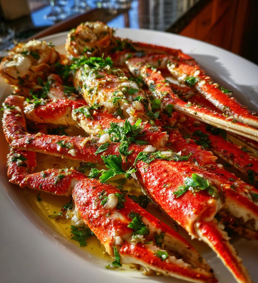 crab legs with garlic butter