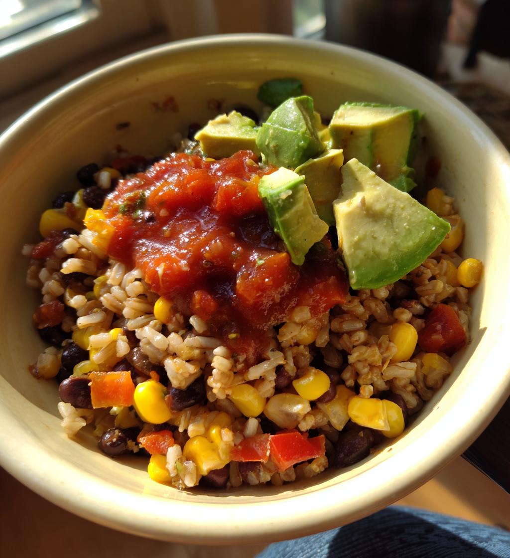 daniel fast burrito bowl