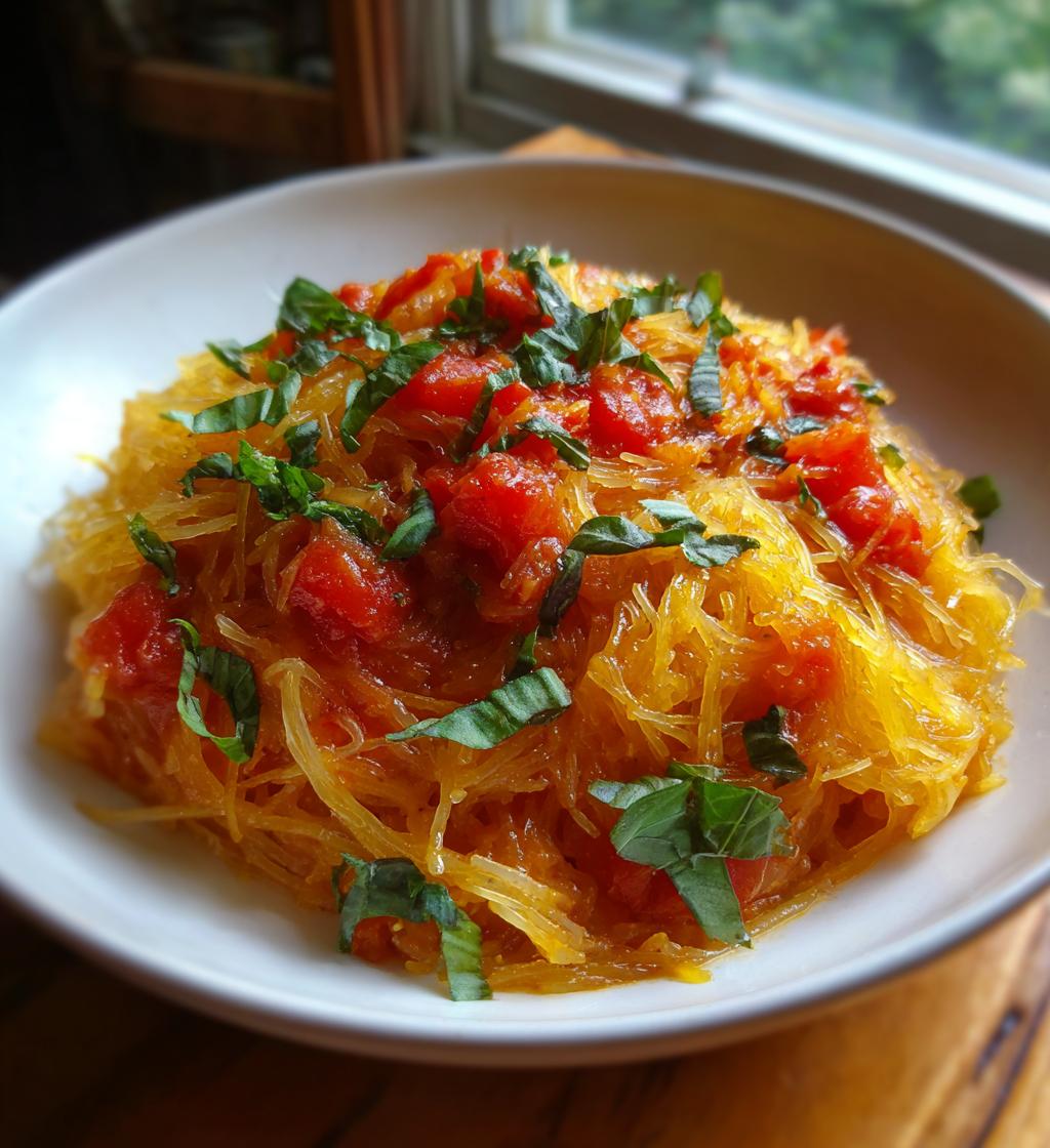 daniel fast spaghetti squash recipes