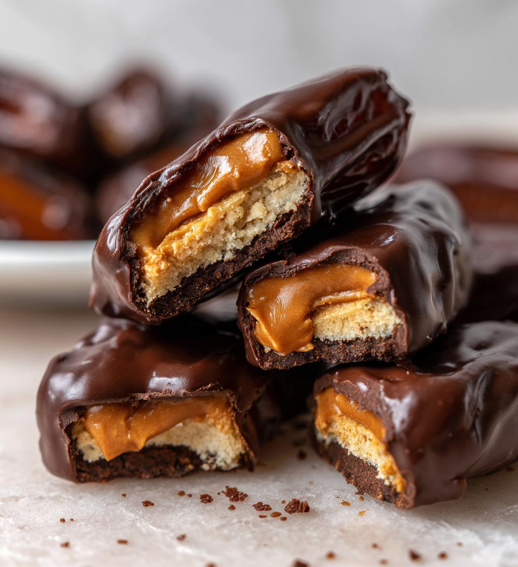 dates with peanut butter and chocolate