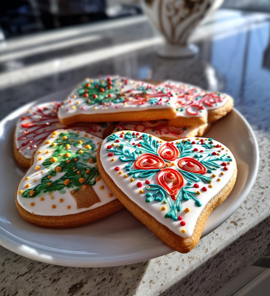decorating cookies with royal icing