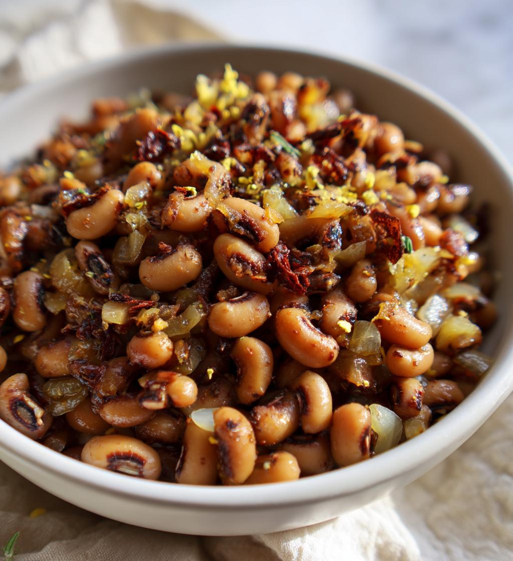 dried black eyed peas recipe
