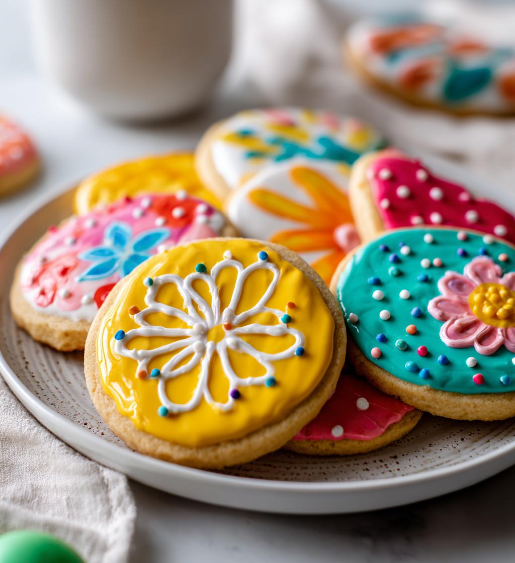 easy royal icing cookies design