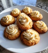 eggnog thumbprint cookies