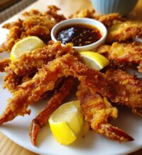 fried king crab legs recipes