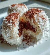 frosted coconut snowball