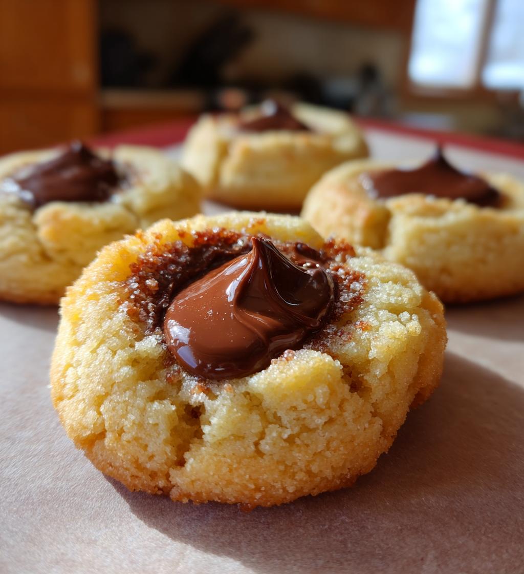 fudge thumbprint cookies