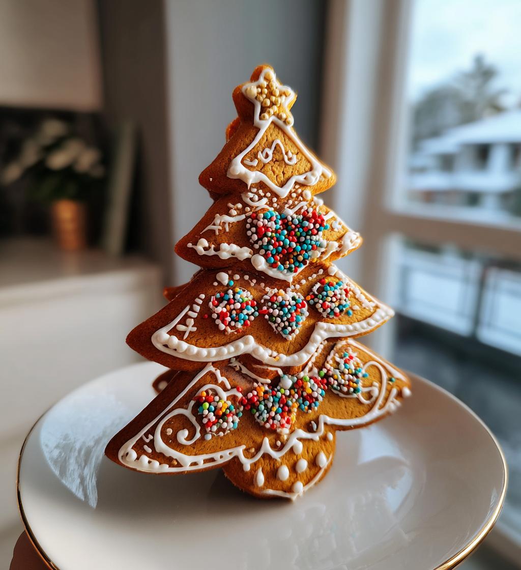 gingerbread christmas tree