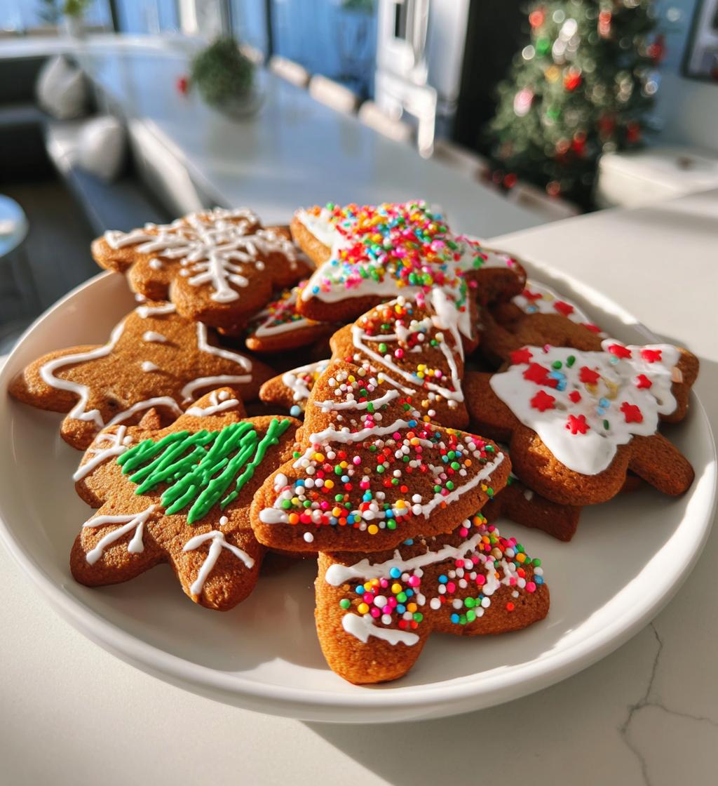 gingerbread cookies decorated