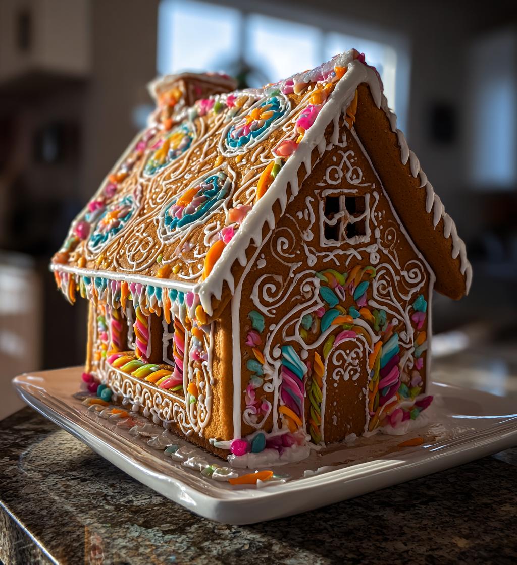 gingerbread house icing