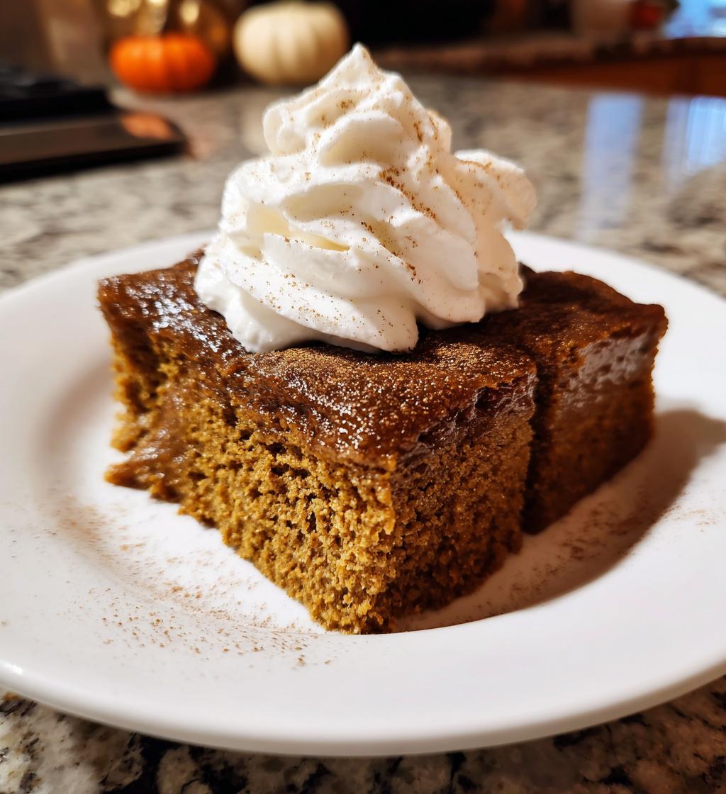 gingerbread pudding cake